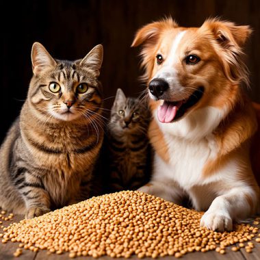 домашние животные и корм